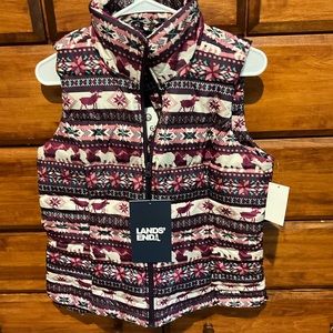 Lands End Puffer Vest